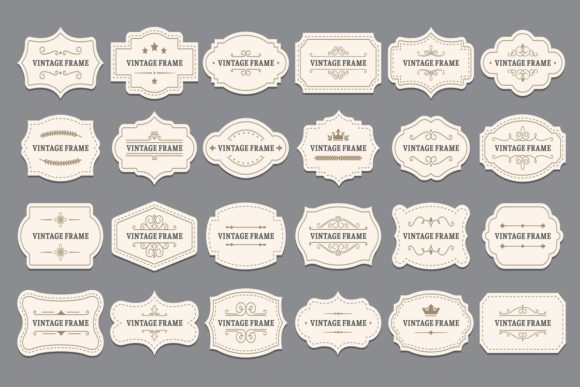 Download Ornamental Label Frames - Frame Collection