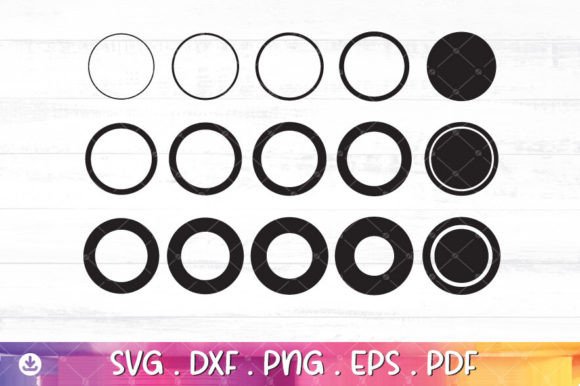 Download Circle Frame Bundle SVG, Circle Border S - Frame Collection