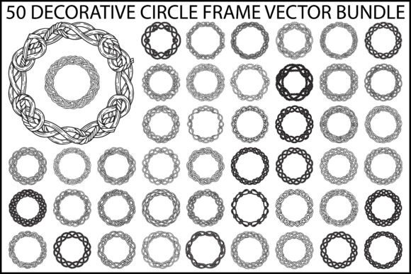 Download Decorative Circle Frame Bundle - Frame Collection
