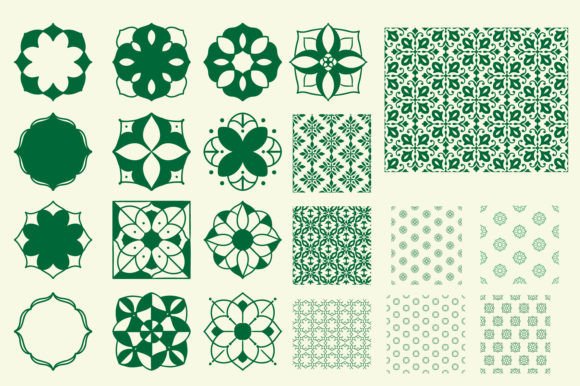 Download Islamic Pattern and Mandala Frame Vector - Frame Collection