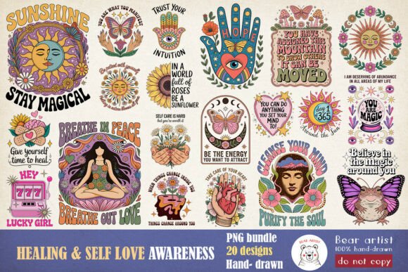 Download Healing, Selflove, Awareness, PNG Bundle - Love Collection
