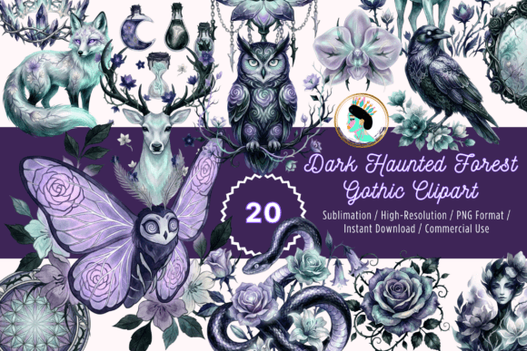 Download Dark Academia Gothic Clipart PNG Bundle - Png bundle Collection