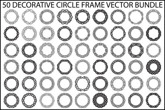 Download Decorative Circle Frame Bundle - Frame Collection