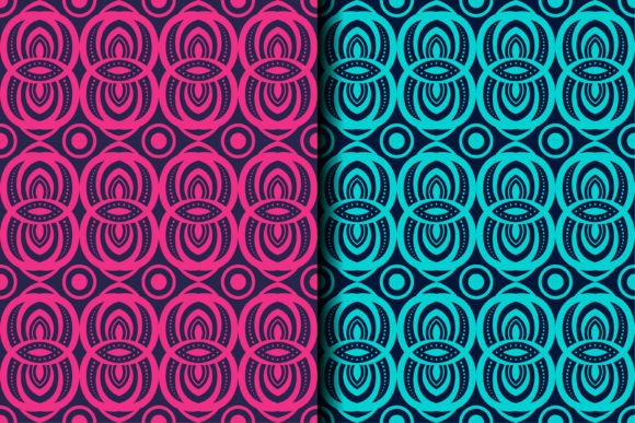 Download Pink and Blue Circle Pattern - Circle pattern Collection