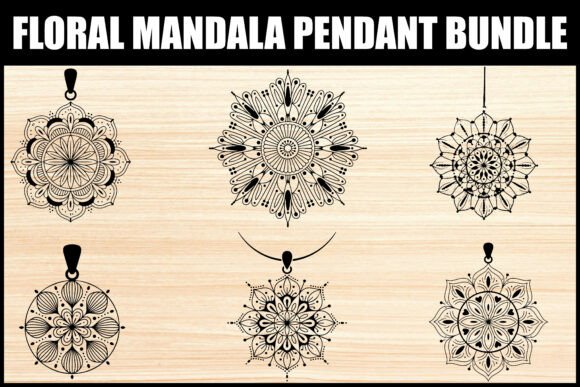 Download Floral Mandala Pendant SVG Bundle - Premium Resources