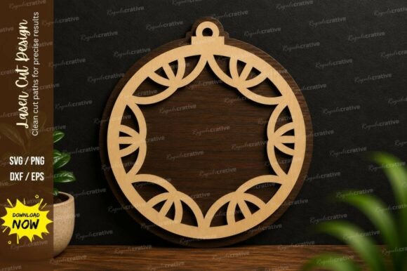 Download Geometric Ornament Frame Laser Cut Svg - Frame Collection