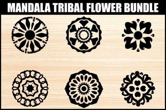Download Elegant Tribal Mandala Flower Set - Premium Bundle