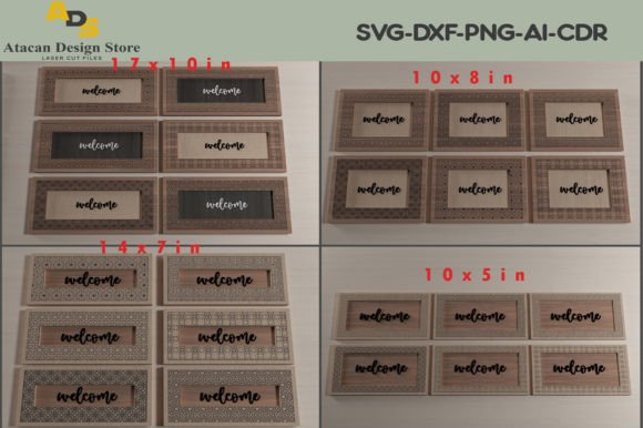 Download Decorative Pattern Photo Frame SET 296 - Frame Collection