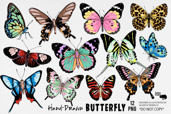 Download Butterfly Illustration PNG Bundle - Png bundle Collection