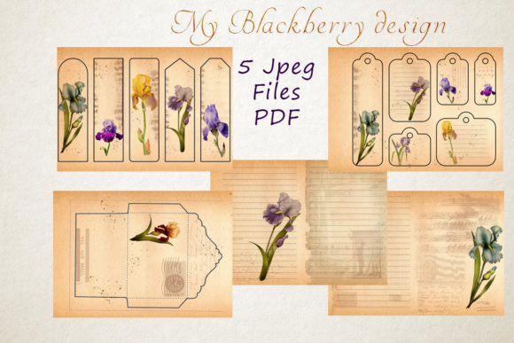 Download Printable Vintage IRIS Journal Craft - Craft Collection