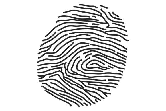 Download Finger Mark. Clue Symbol. Unique Human P - Symbol Collection