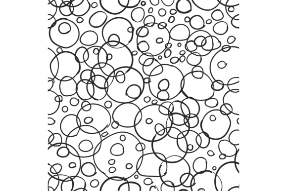 Download Doodle Circle Pattern. Round Scribble Se - Circle pattern Collection