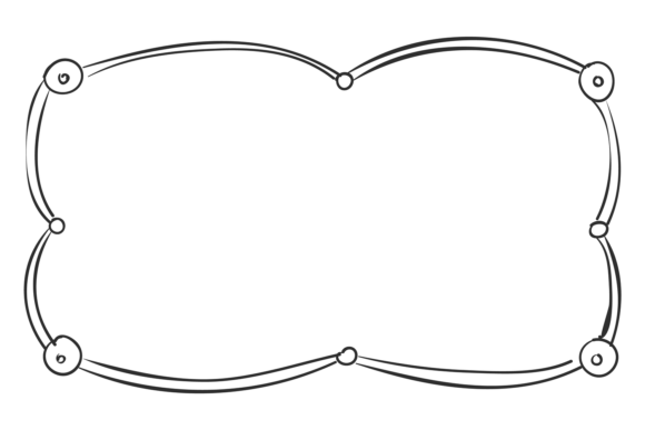 Download Decorative Round Shape Frame. Doodle Lin - Frame Collection