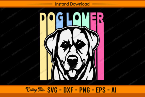 Download Dog Lover Vintage Retro Color Design - Love Collection