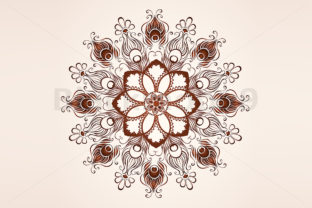 Download Mandala of Peacock Feathers - Premium Resources